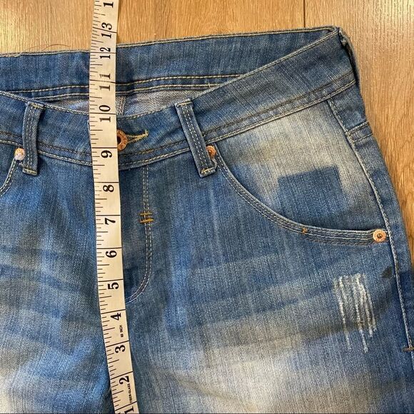 Bench/OJ Womens Acid Washed High Waisted Denim Jeans Size 29 - Picture 7 of 9